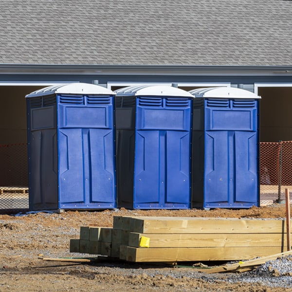 is there a specific order in which to place multiple porta potties in Naper